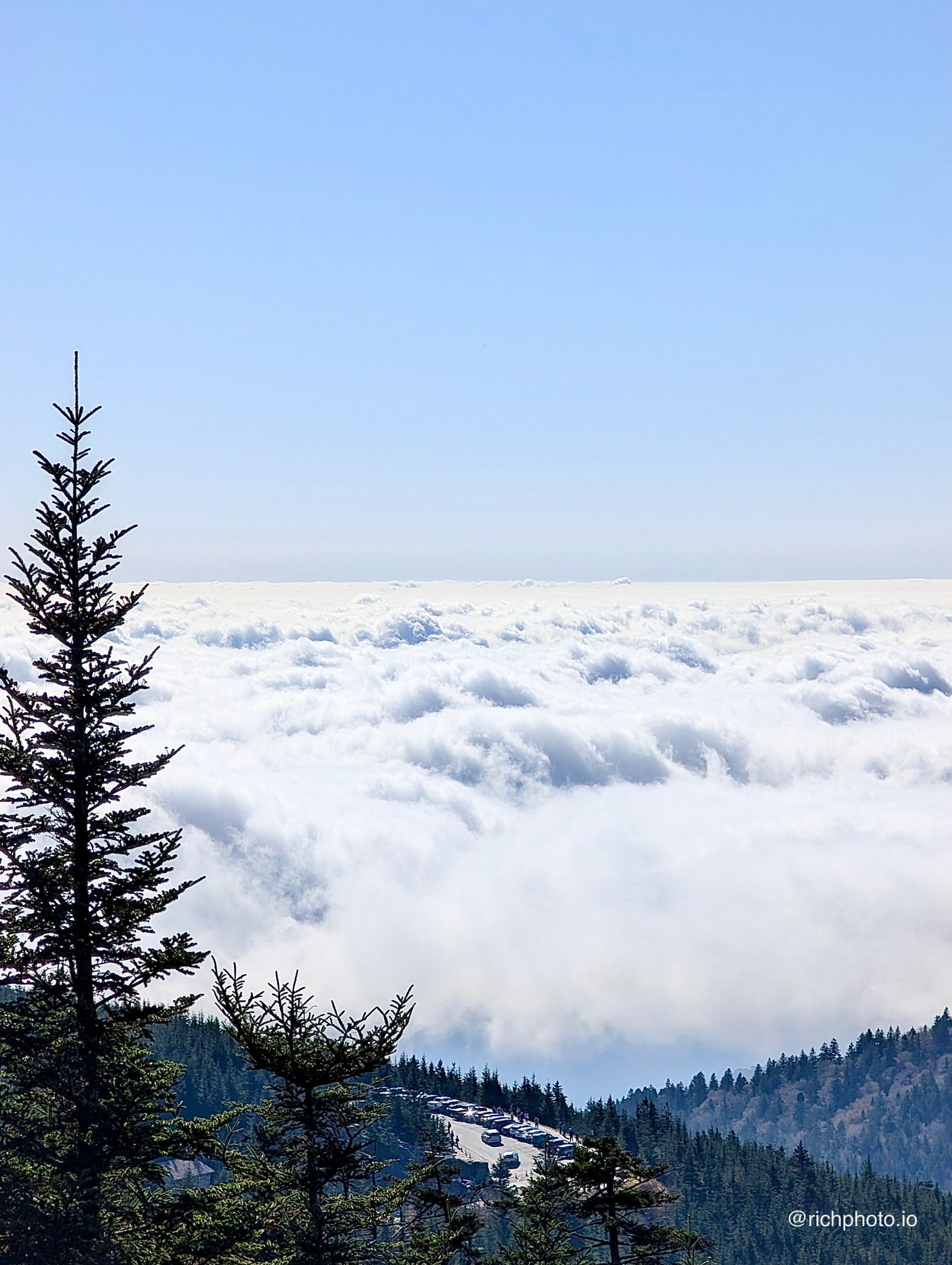 Kuwohi, the highest spot in the Smoky Mountains