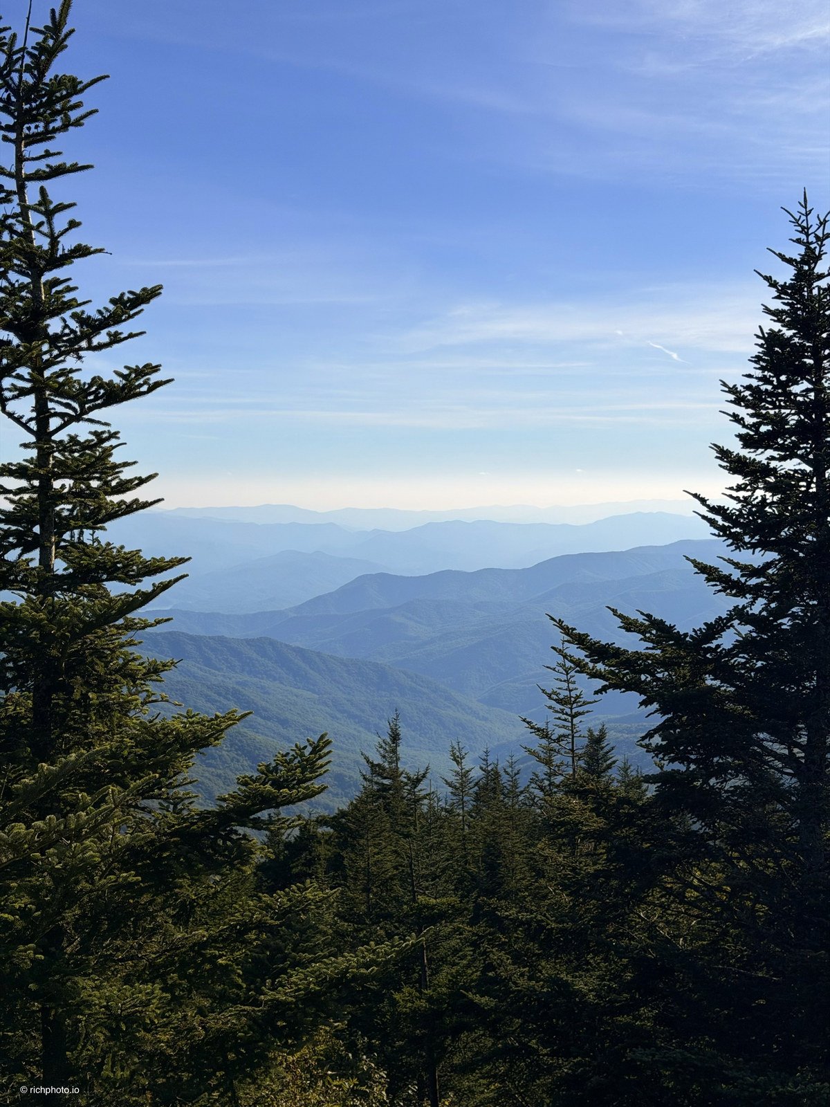Between the Firs, Great Smoky Mountains National Park