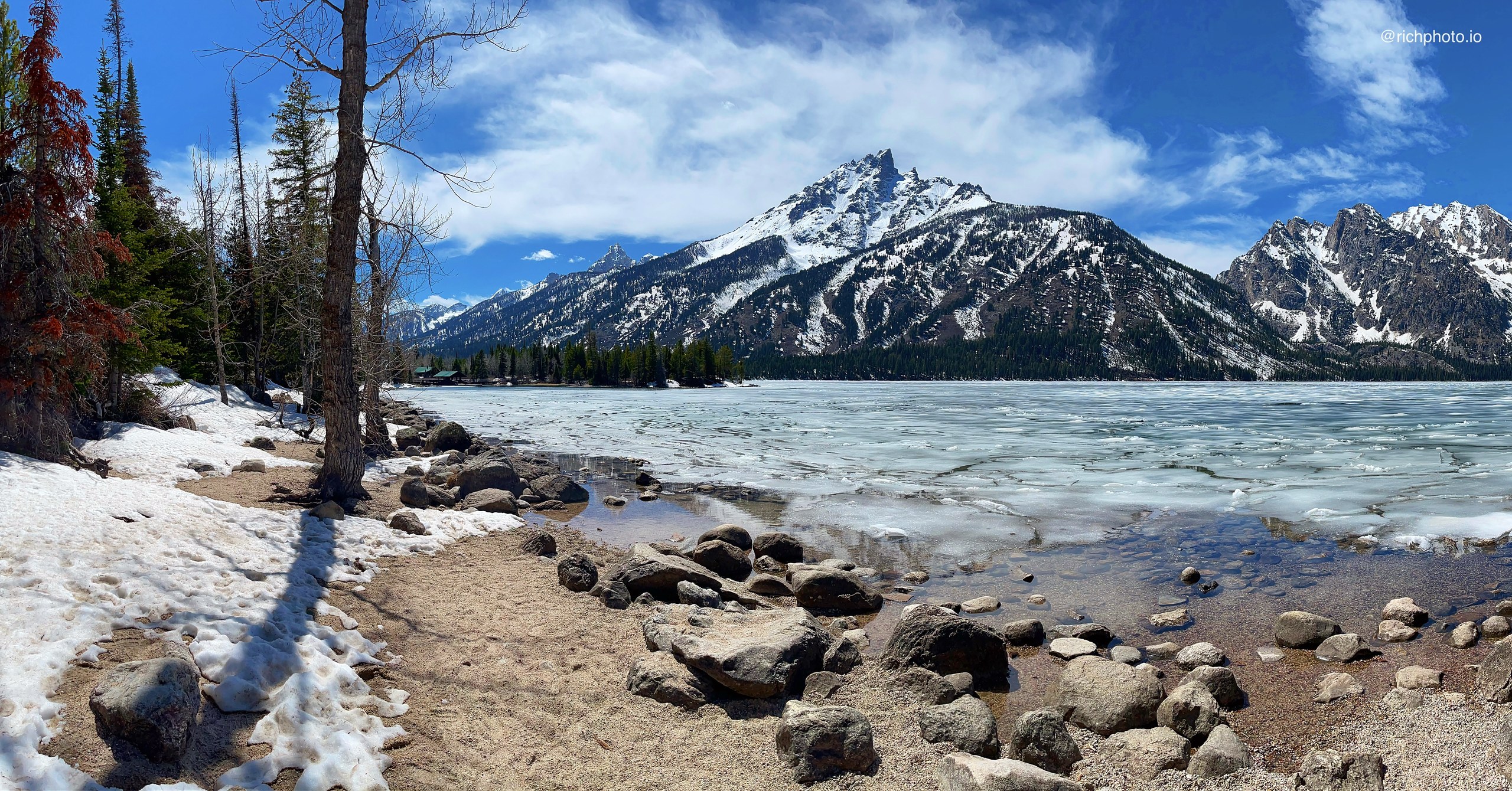 Winter Still Letting Go, Grand Teton National Park, Wyoming